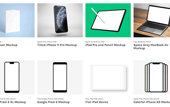 Mockup Club - 最佳免费模型：样机俱乐部展示了很棒的免费样机。
