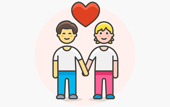 Streamline UX - 240个免费LGBT插画：3种风格的240个矢量插图：多色、双色调、单调。