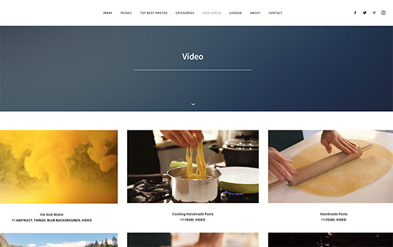 Splitshire Video - 一个致力于分享免费视频和图片的站点：是一款国外免费图库网站，收录的项目以相片为主，同时也有少数影片可免费下载使用。
