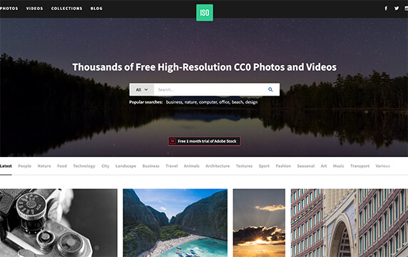 IsoRepublic - 提供超过数百张的高画质免费照片：一个提供优质、免费的照片素材的网站，为设计师在设计项目里可使用的图片资源服务，不必担心无素材可用的烦恼。