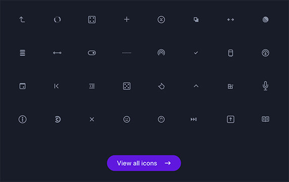 CSS Icons - 700+开源的UI图标库：它是一个​​开源的CSS、SVG、Figma的UI图标库，可以用在7种格式的文件中，GitHub上有4284个Star。