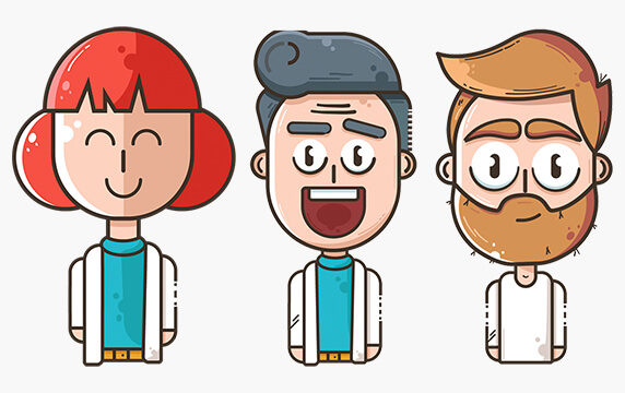 LukaszAdam Illustrations - 免费可商用的矢量艺术插画和图标：一个独立网页设计师Lukasz Adam的个人网站，其中的一个模块用来提供免费的矢量艺术插画和图标，每个插画和图标素材都提供了SVG和PNG格式。