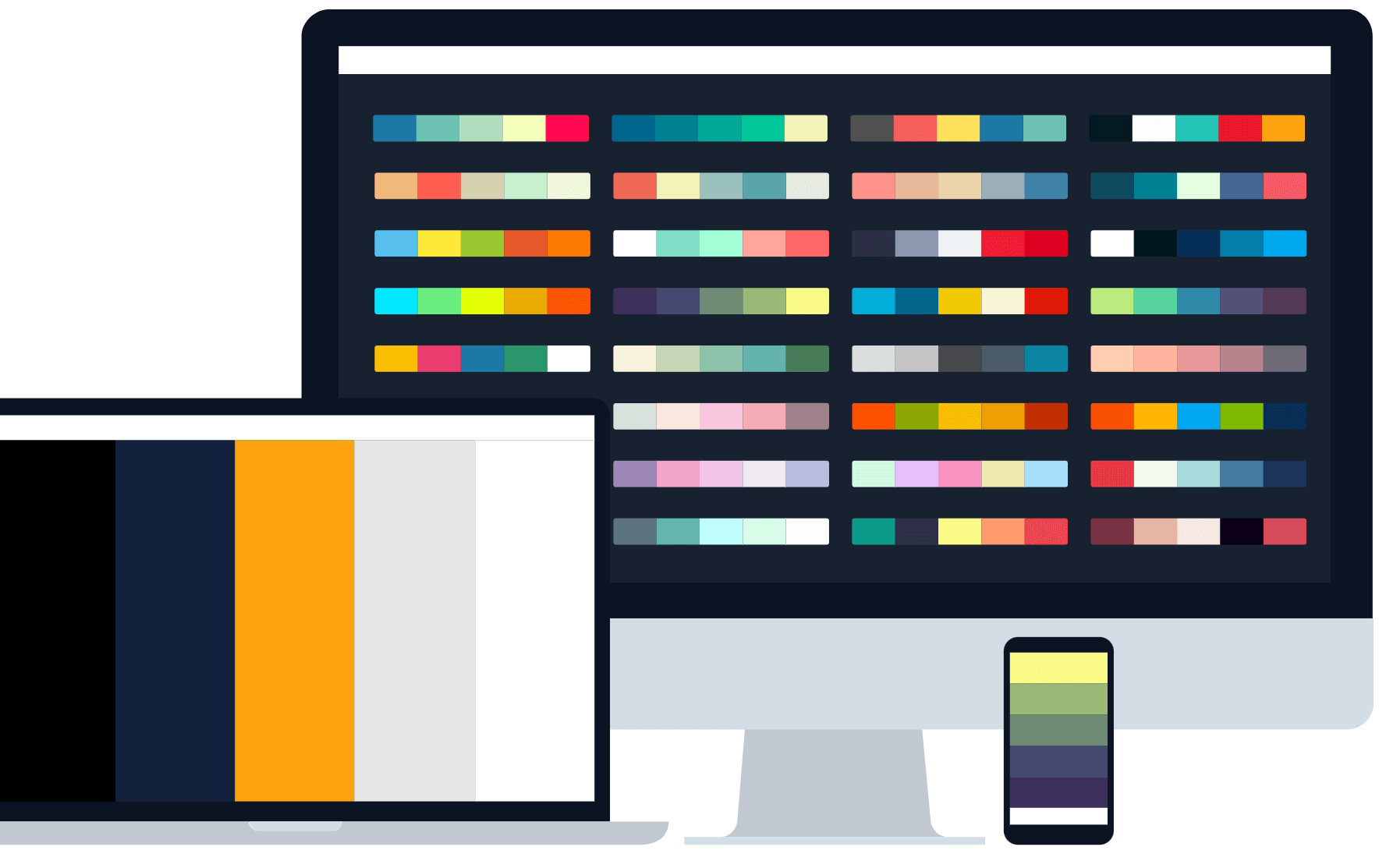 Coolors - 超级简单的配色方案生成器：Coolors是一款配色方案自动生成器，拥有Web端和iOS App，Web端免费，iOS App售价¥12.00。