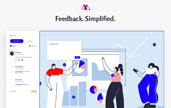 MarkUp - 网页在线标注工具：它是一款网页在线标注工具，输入网址即可进行标注预览，可以让你的想法快速、方便地标注在网页的任何地方。